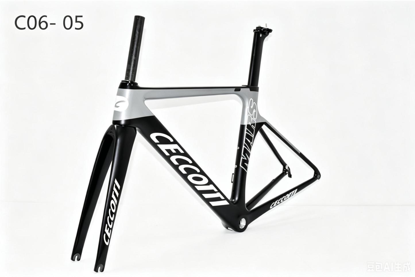 DC006 CECCOTTI V BRAKE CARBON BICYCLE FRAMESET SUPPER LIGHT ,Rim brake 