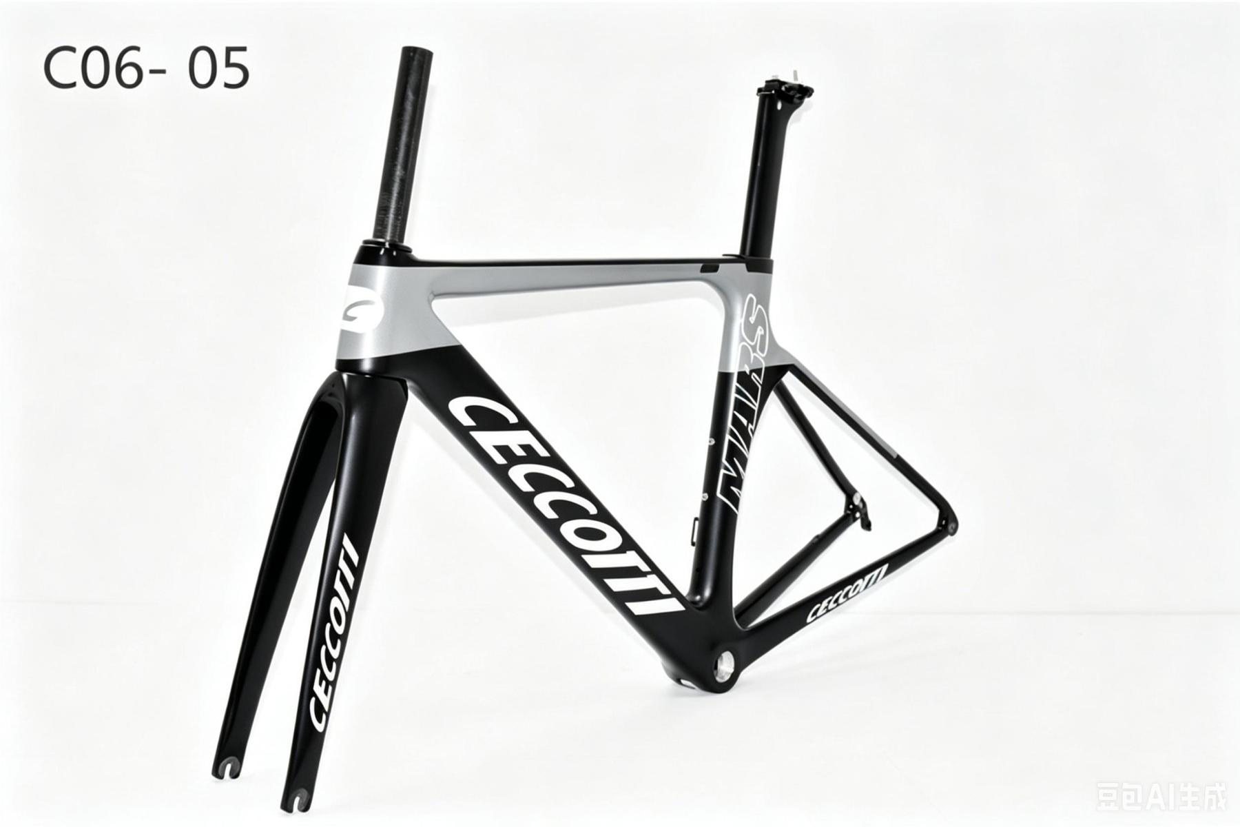 DC006 CECCOTTI V BRAKE CARBON BICYCLE FRAMESET SUPPER LIGHT ,Rim brake 