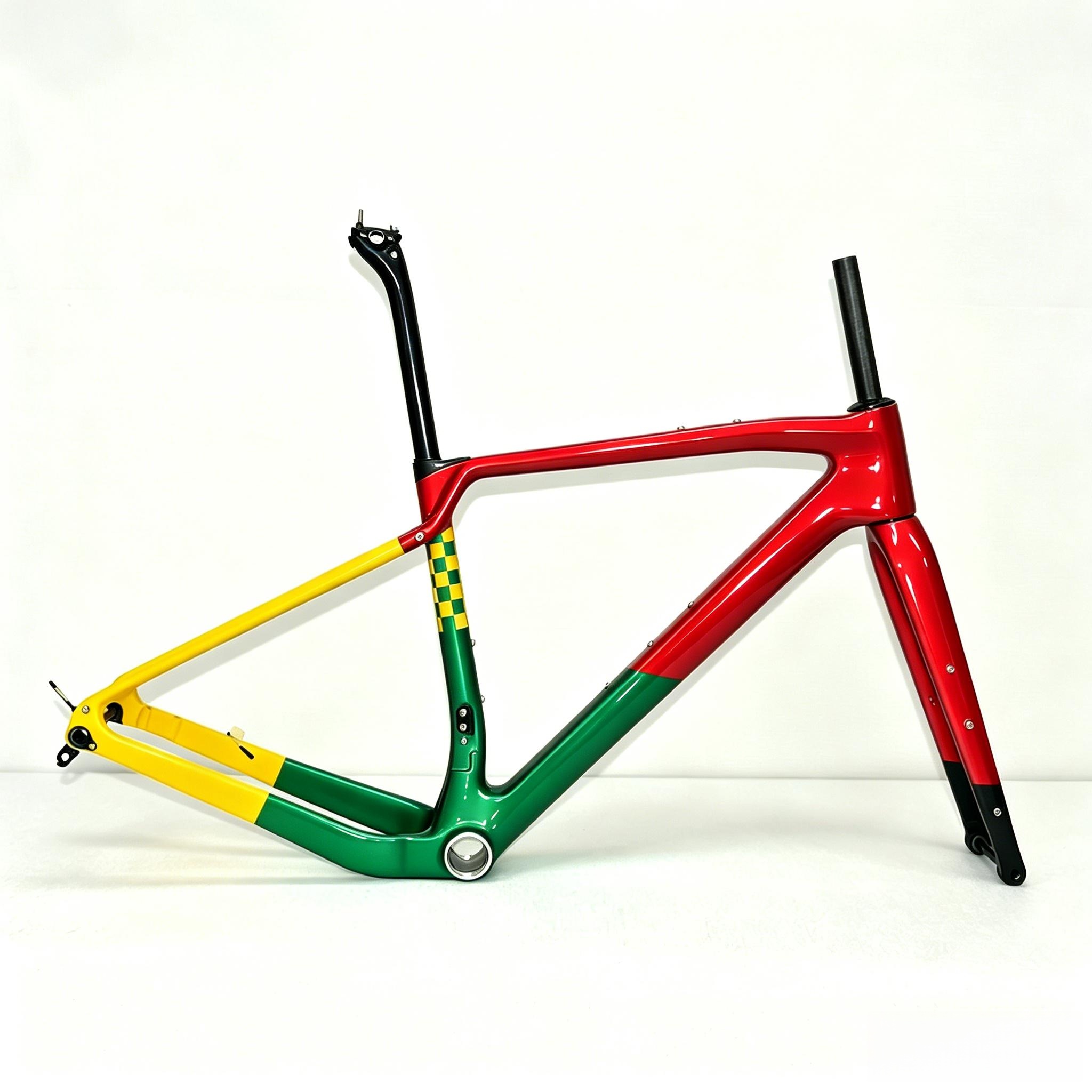 CECCOTTI DC025 GRAVEL TORAY CARBON BICYCLE FRAMEST DISC 142*12