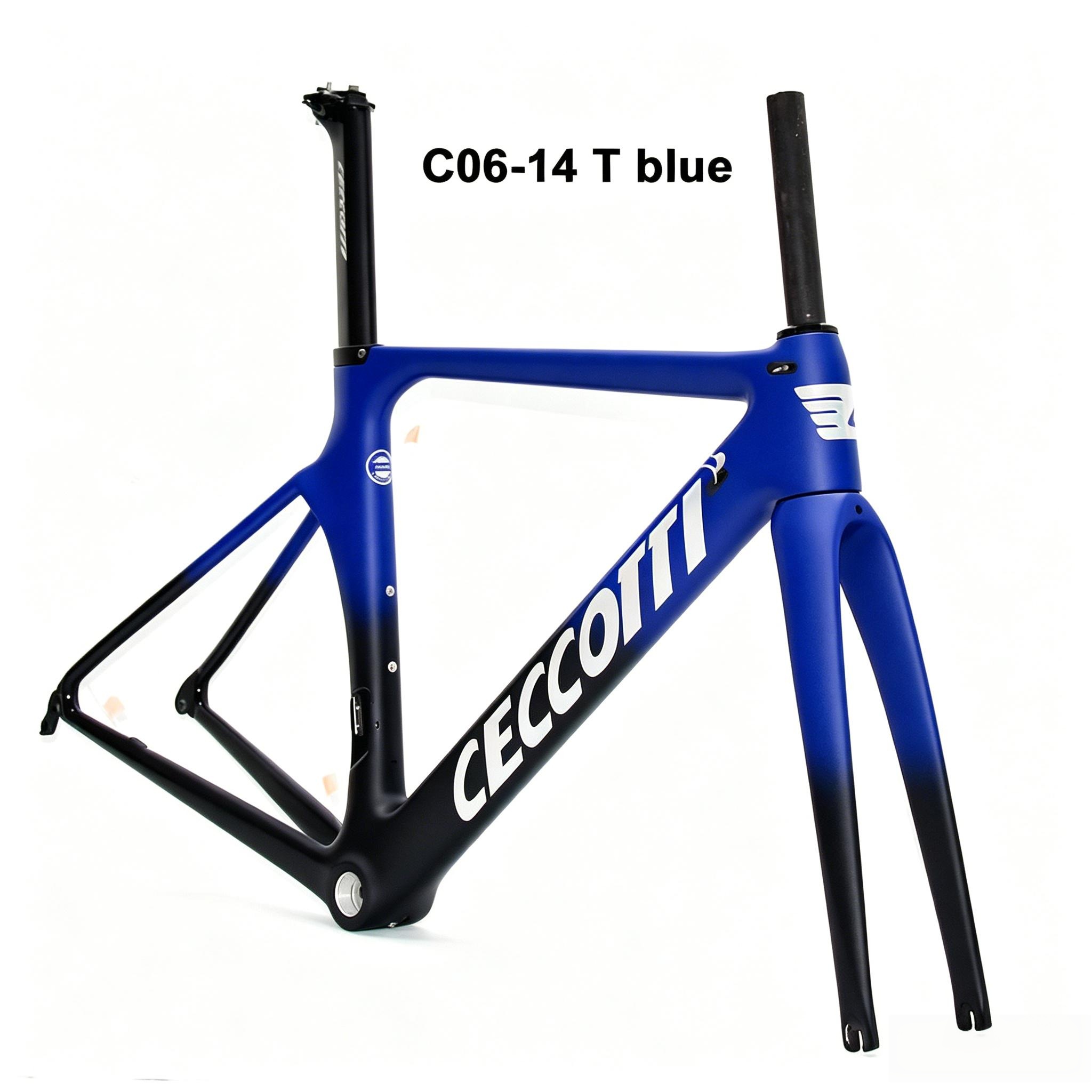 DC006 CECCOTTI V BRAKE CARBON BICYCLE FRAMESET SUPPER LIGHT ,Rim brake 