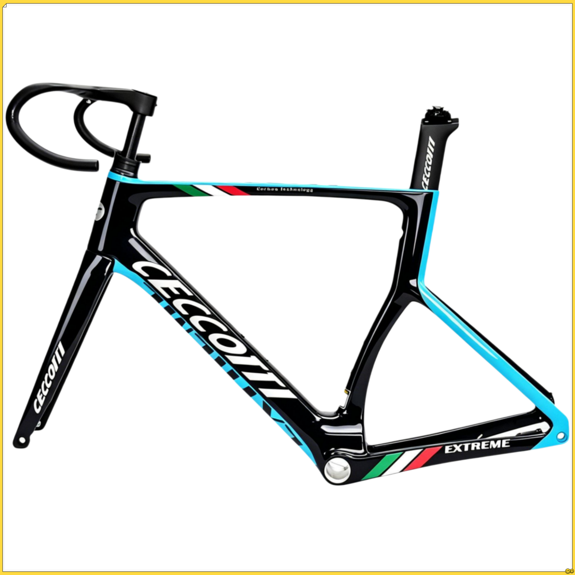 DC026 CECCOTTI DISC 142*12 CARBON ROAD FRAMESET FULL INNER CABLE