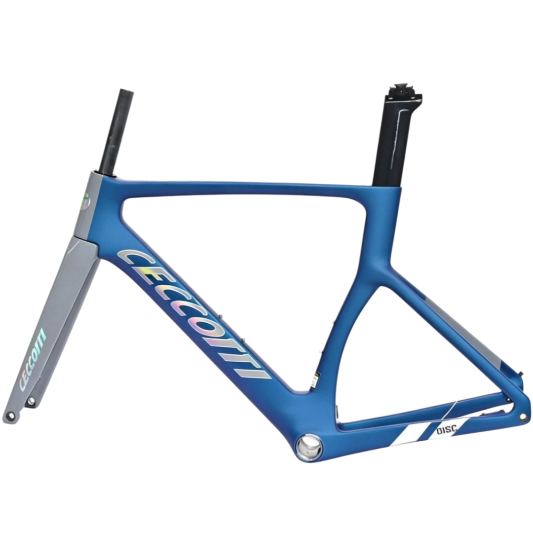 DC026 CECCOTTI DISC 142*12 CARBON ROAD FRAMESET FULL INNER CABLE 