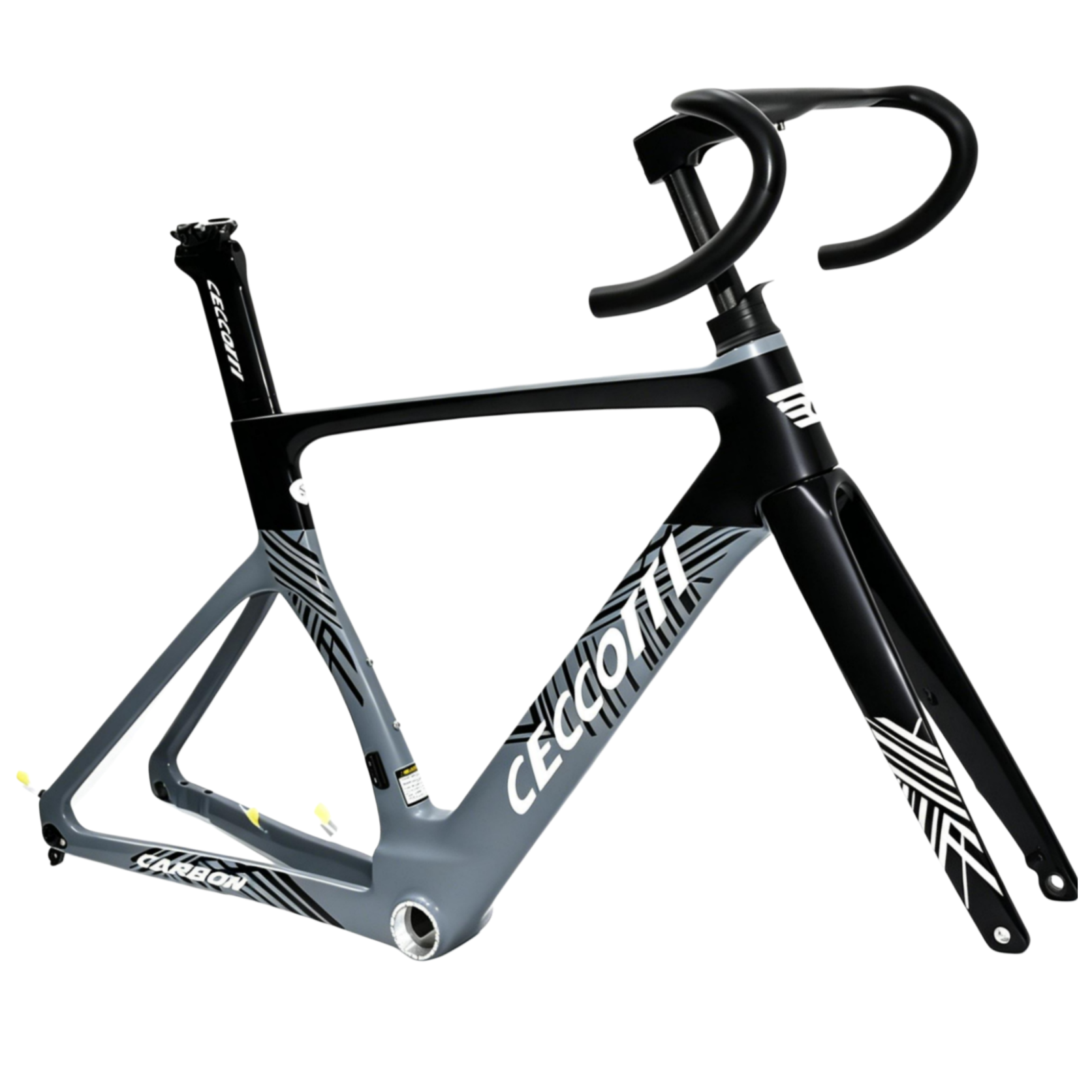 DC026 CECCOTTI DISC 142*12 CARBON ROAD FRAMESET FULL INNER CABLE 