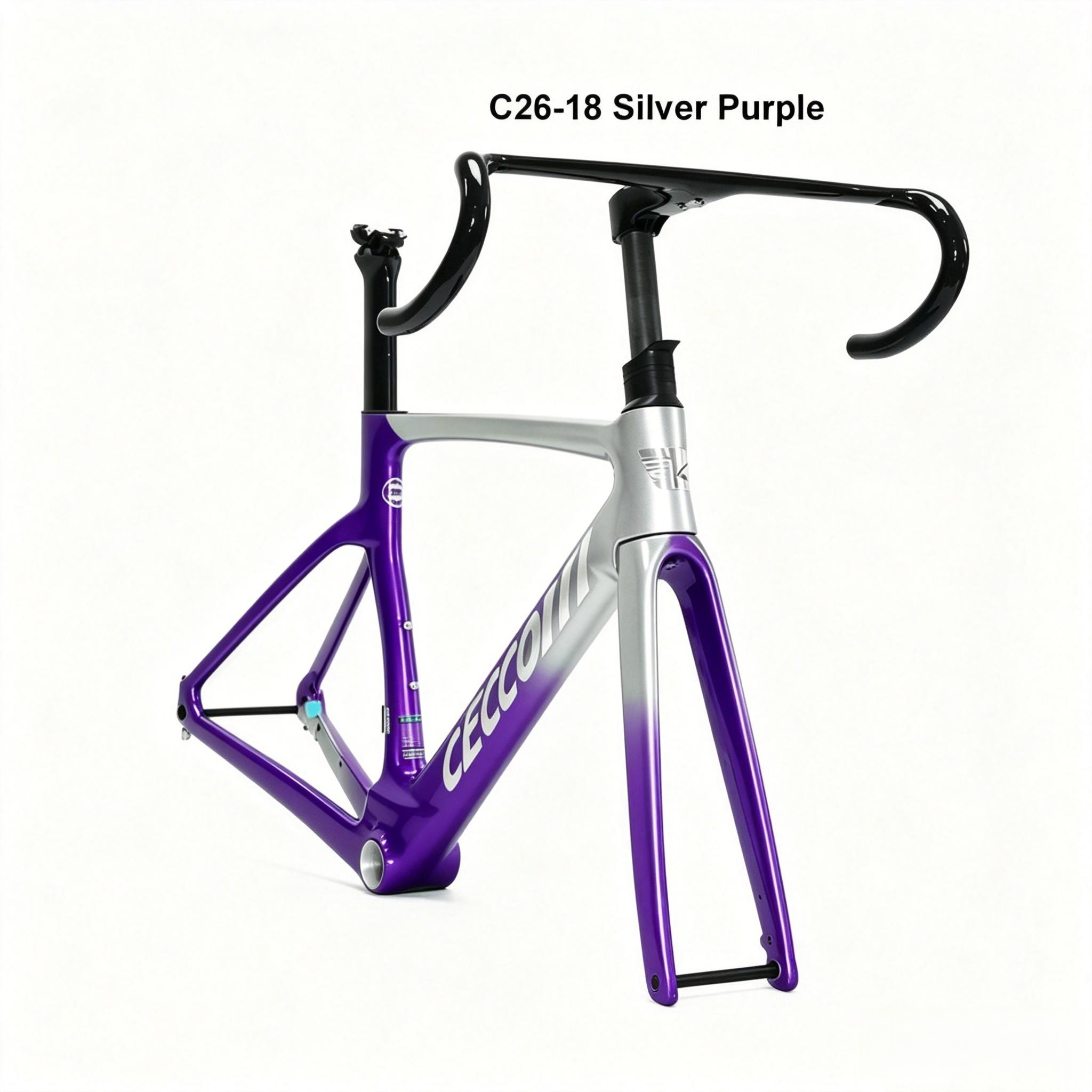 DC026 CECCOTTI DISC 142*12 CARBON ROAD FRAMESET FULL INNER CABLE 