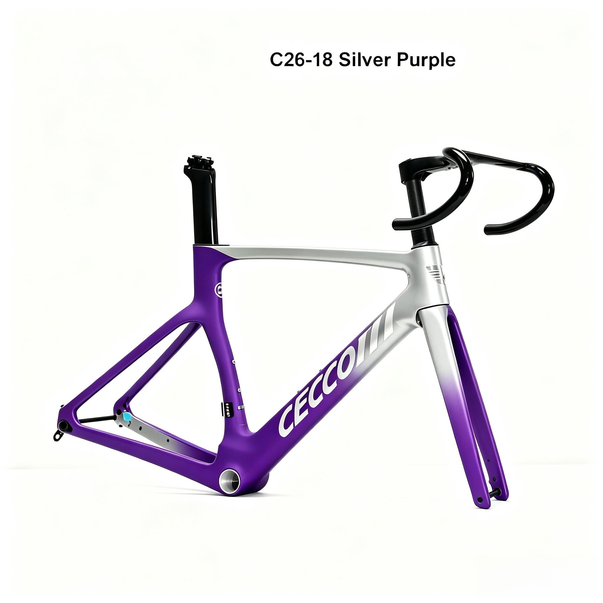 DC026 CECCOTTI DISC 142*12 CARBON ROAD FRAMESET FULL INNER CABLE 