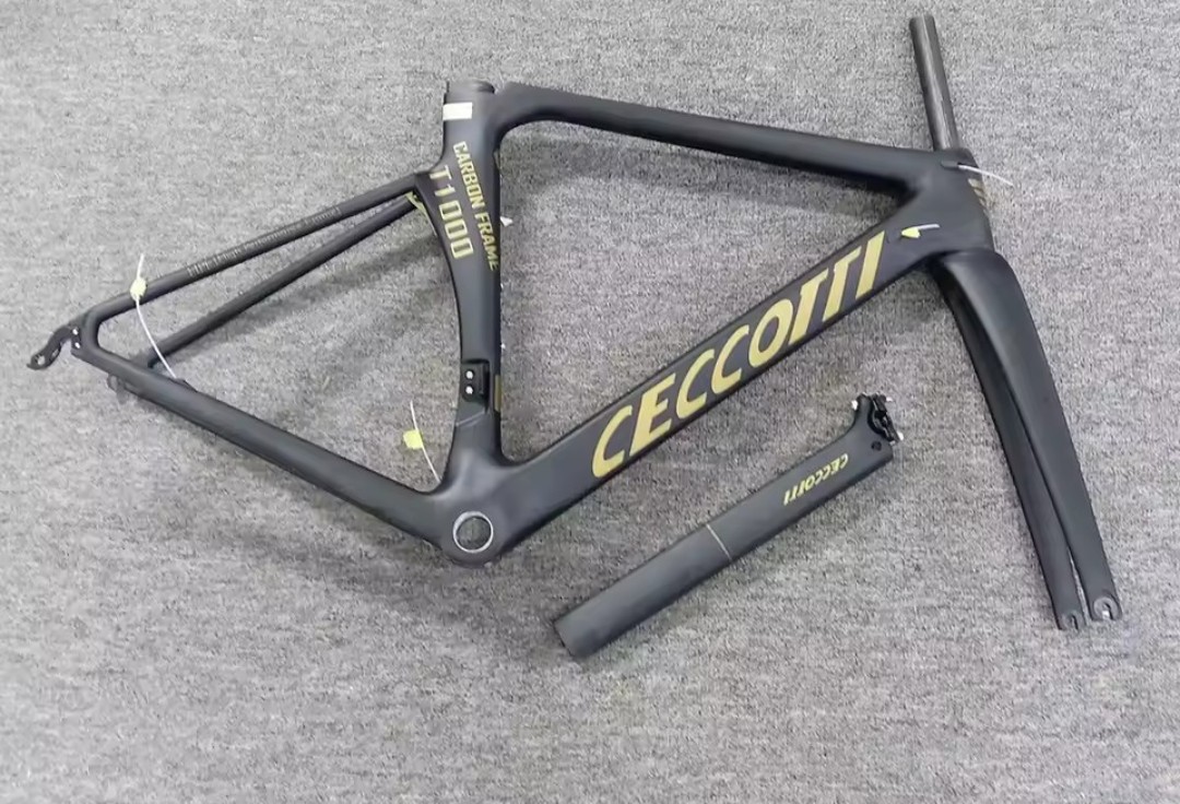 DC006 CECCOTTI V BRAKE CARBON BICYCLE FRAMEST SUPPER LIGHT 
