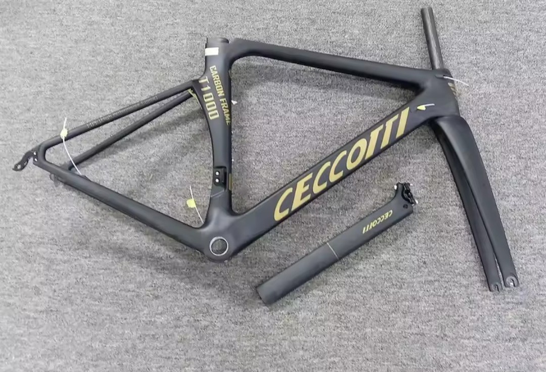 DC006 CECCOTTI V BRAKE CARBON BICYCLE FRAMEST SUPPER LIGHT 