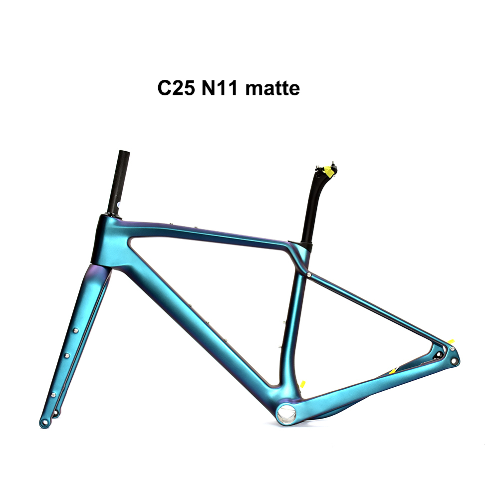 CECCOTTI DC025 GRAVEL TORAY CARBON BICYCLE FRAMEST DISC 142*12 47mm Tire