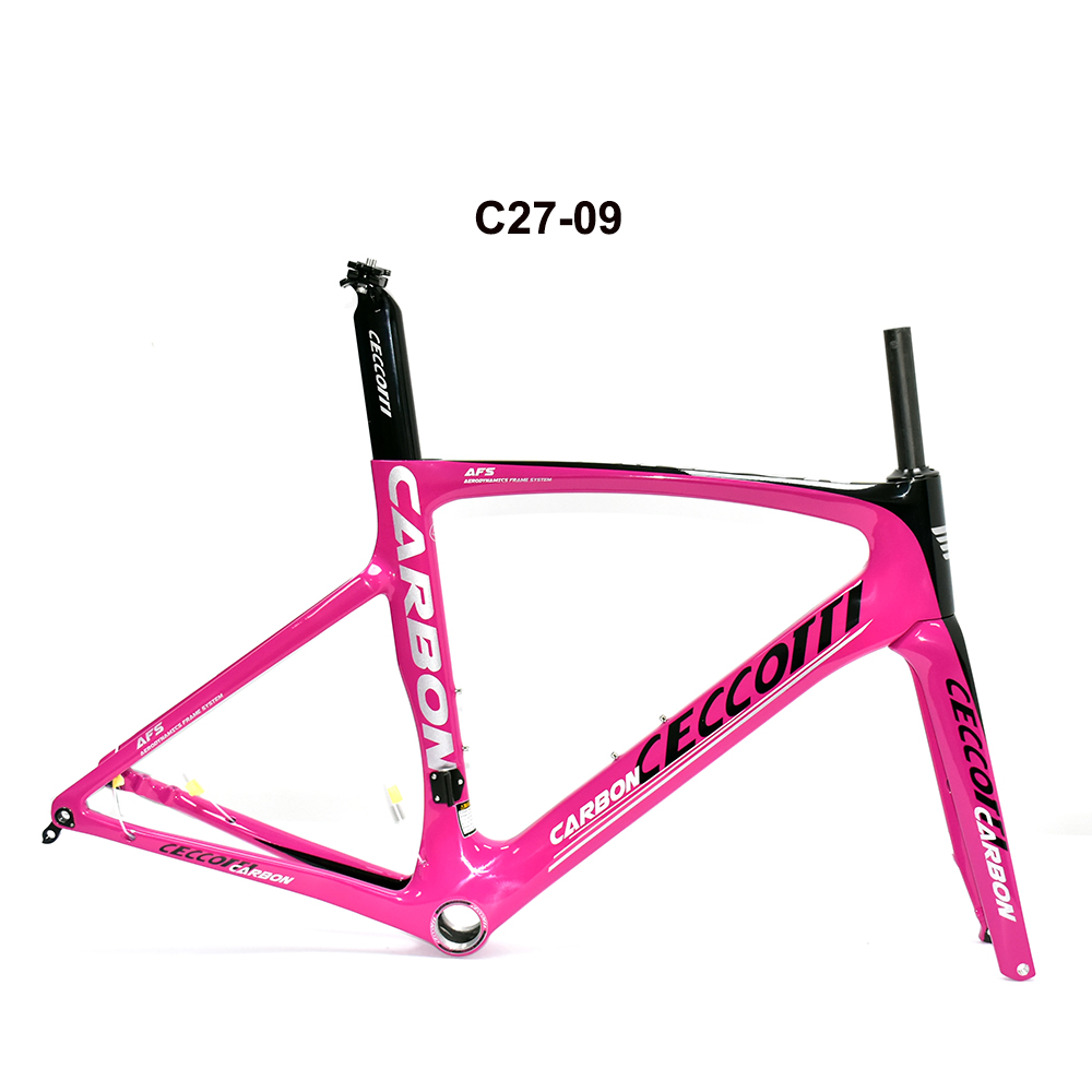 DC027 CECCOTTI DISC 142*12 CARBON ROAD FRAMEST FULL INNER CABLE 