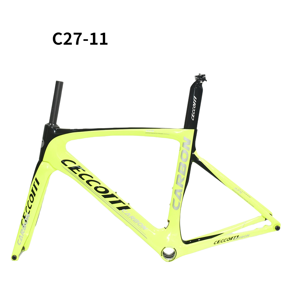 DC027 CECCOTTI DISC 142*12 CARBON ROAD FRAMEST FULL INNER CABLE 