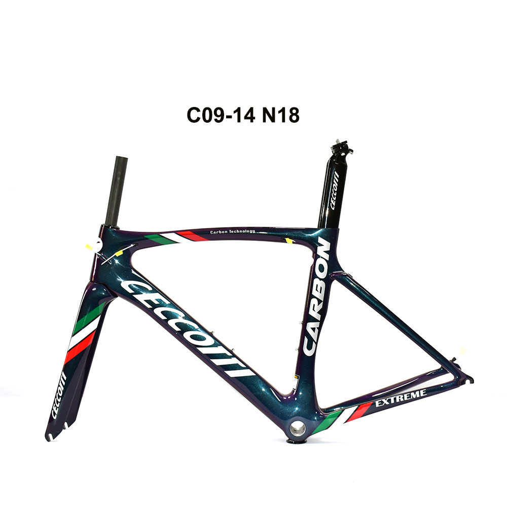 DC027 CECCOTTI DISC 142*12 CARBON ROAD FRAMEST FULL INNER CABLE 