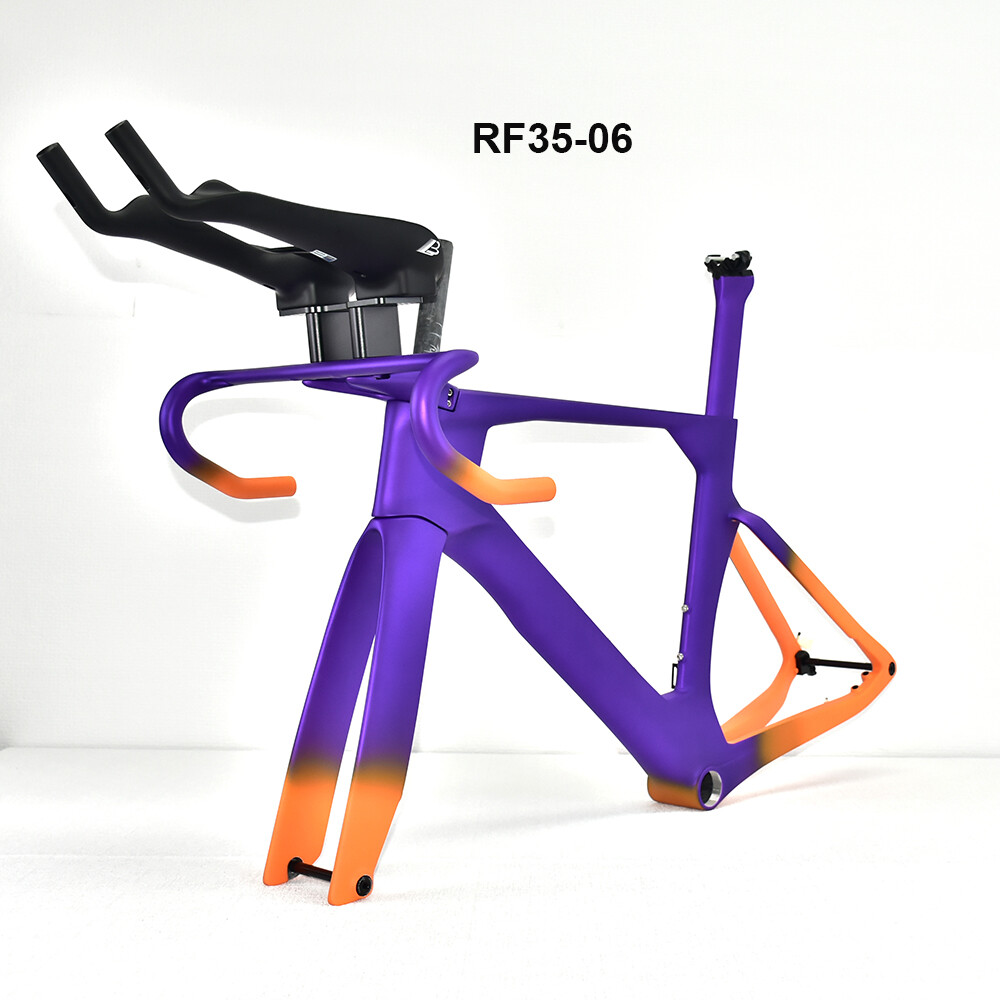 TT01 CECCOTTI TIME TRAIL CARBON BICYCLE frameset 142*12 ,T47 Thread BB