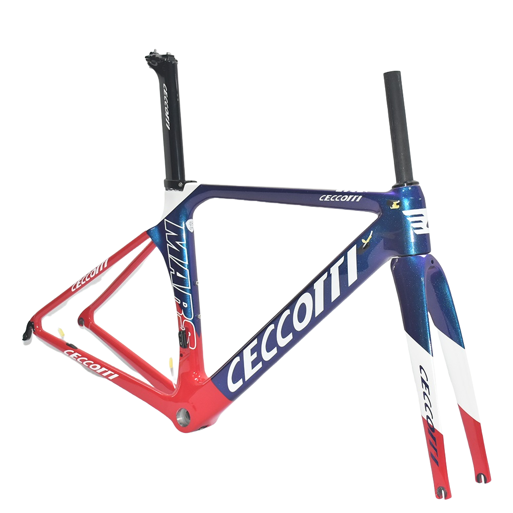 DC009 CECCOTTI V BRAKE CARBON BICYCLE FRAMEST SUPPER LIGHT