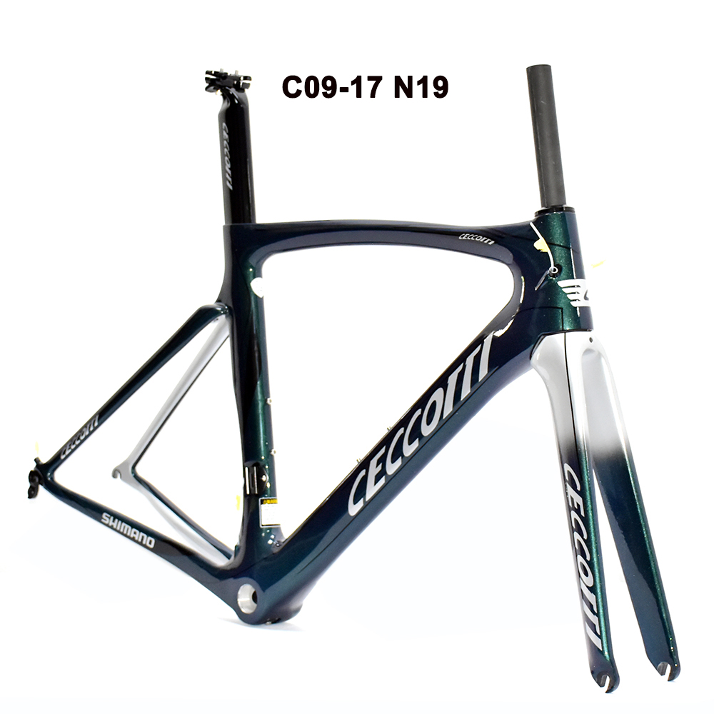 DC009 CECCOTTI V BRAKE CARBON BICYCLE FRAMEST SUPPER LIGHT