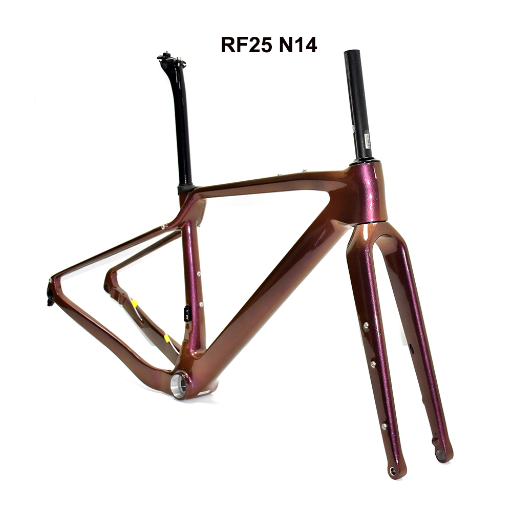 CECCOTTI DC025 GRAVEL TORAY CARBON BICYCLE FRAMEST DISC 142*12 47mm Tire