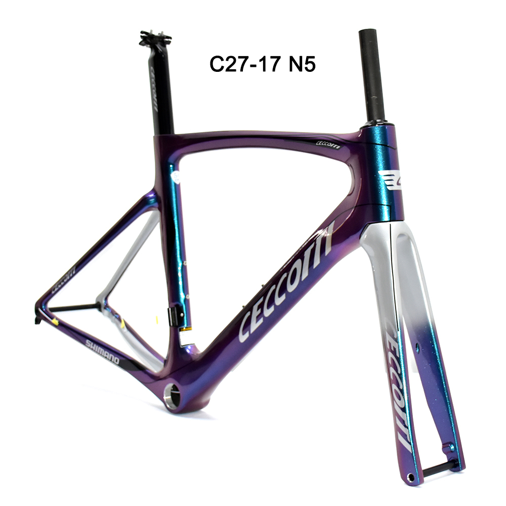 DC027 CECCOTTI DISC 142*12 CARBON ROAD FRAMEST FULL INNER CABLE 