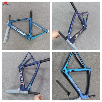 DC009 CECCOTTI V BRAKE CARBON BICYCLE FRAMESET SUPPER LIGHT Rim brake