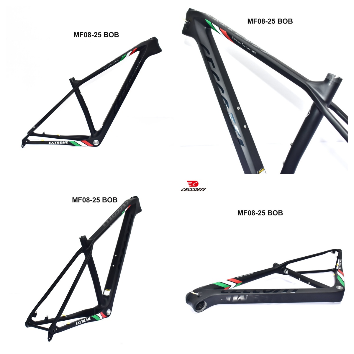 M08 CECCOTTI 148*12 CARBON MOUTAIN BICYCLE FRAMESET