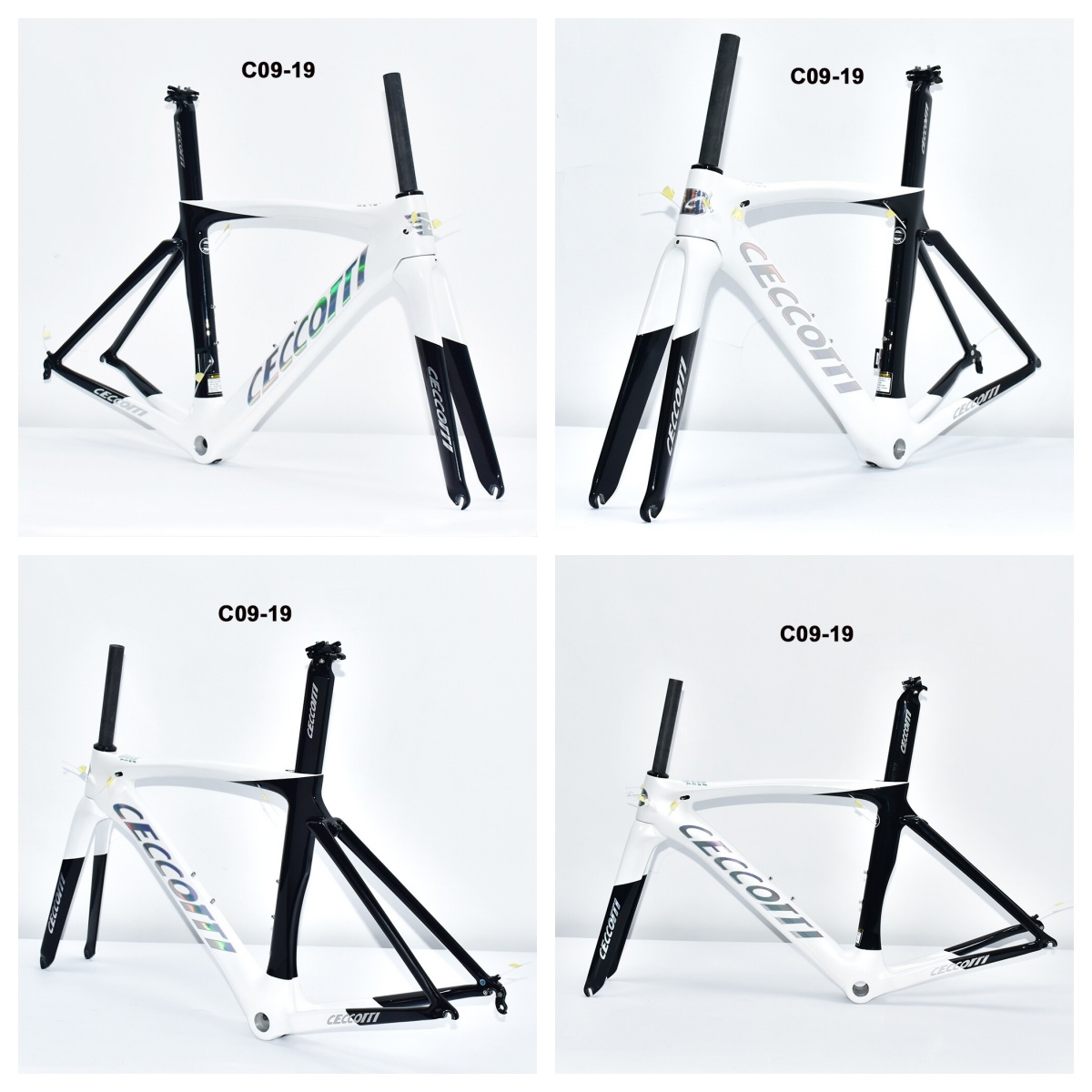 DC009 CECCOTTI V BRAKE CARBON BICYCLE FRAMESET SUPPER LIGHT Rim brake