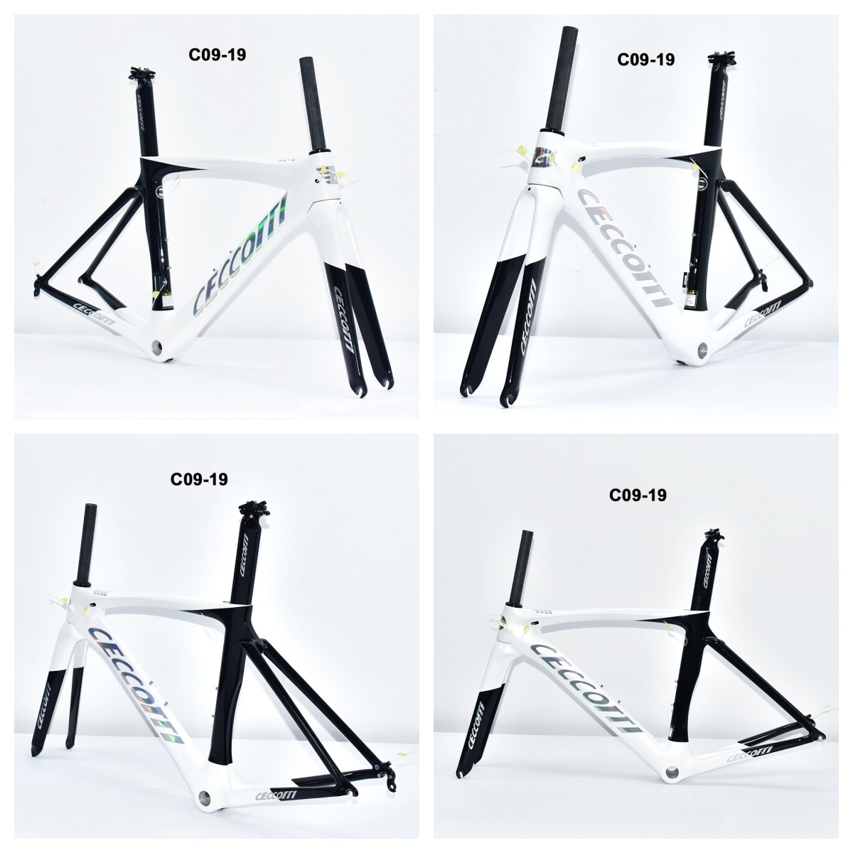 DC009 CECCOTTI V BRAKE CARBON BICYCLE FRAMESET SUPPER LIGHT Rim brake