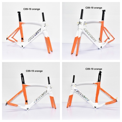 DC009 CECCOTTI V BRAKE CARBON BICYCLE FRAMESET SUPPER LIGHT Rim brake