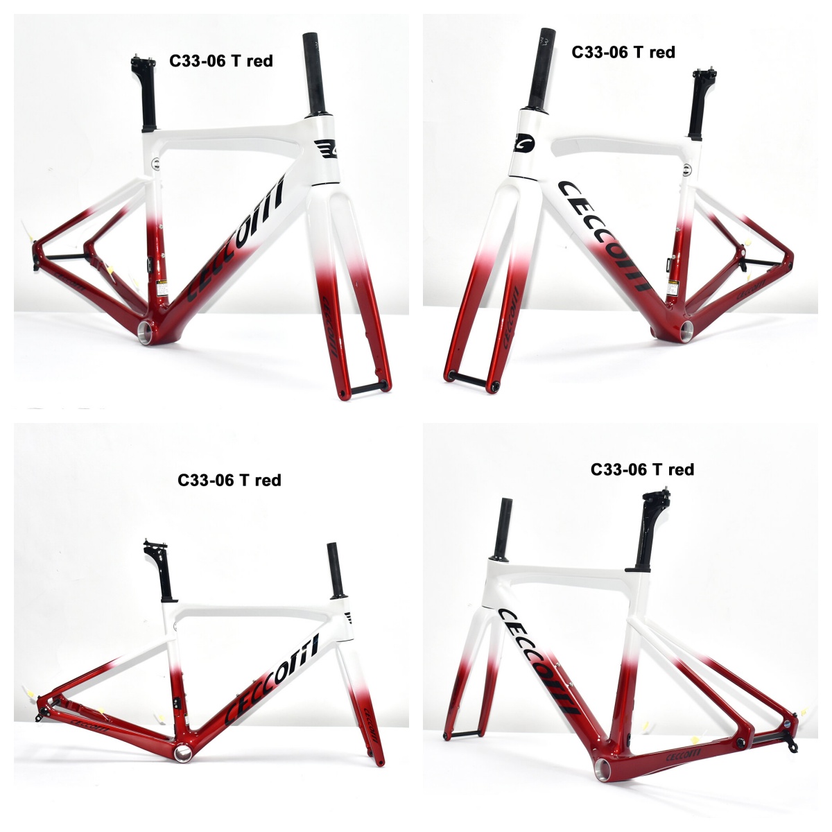 DC033 CECCOTTI ALL -AROUND DISC 142*12 CARBON BICYCLE CARBON FRAMESET