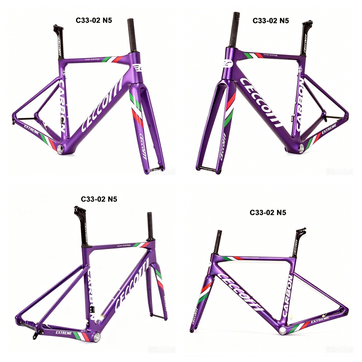 DC033 CECCOTTI ALL -AROUND DISC 142*12 CARBON BICYCLE CARBON FRAMESET