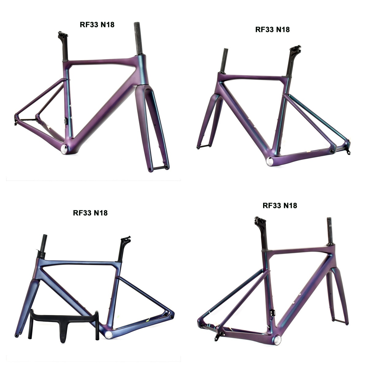 DC033 CECCOTTI ALL -AROUND DISC 142*12 CARBON BICYCLE CARBON FRAMESET
