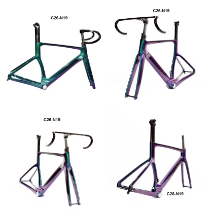DC026 CECCOTTI DISC 142*12 CARBON ROAD FRAMESET FULL INNER CABLE 