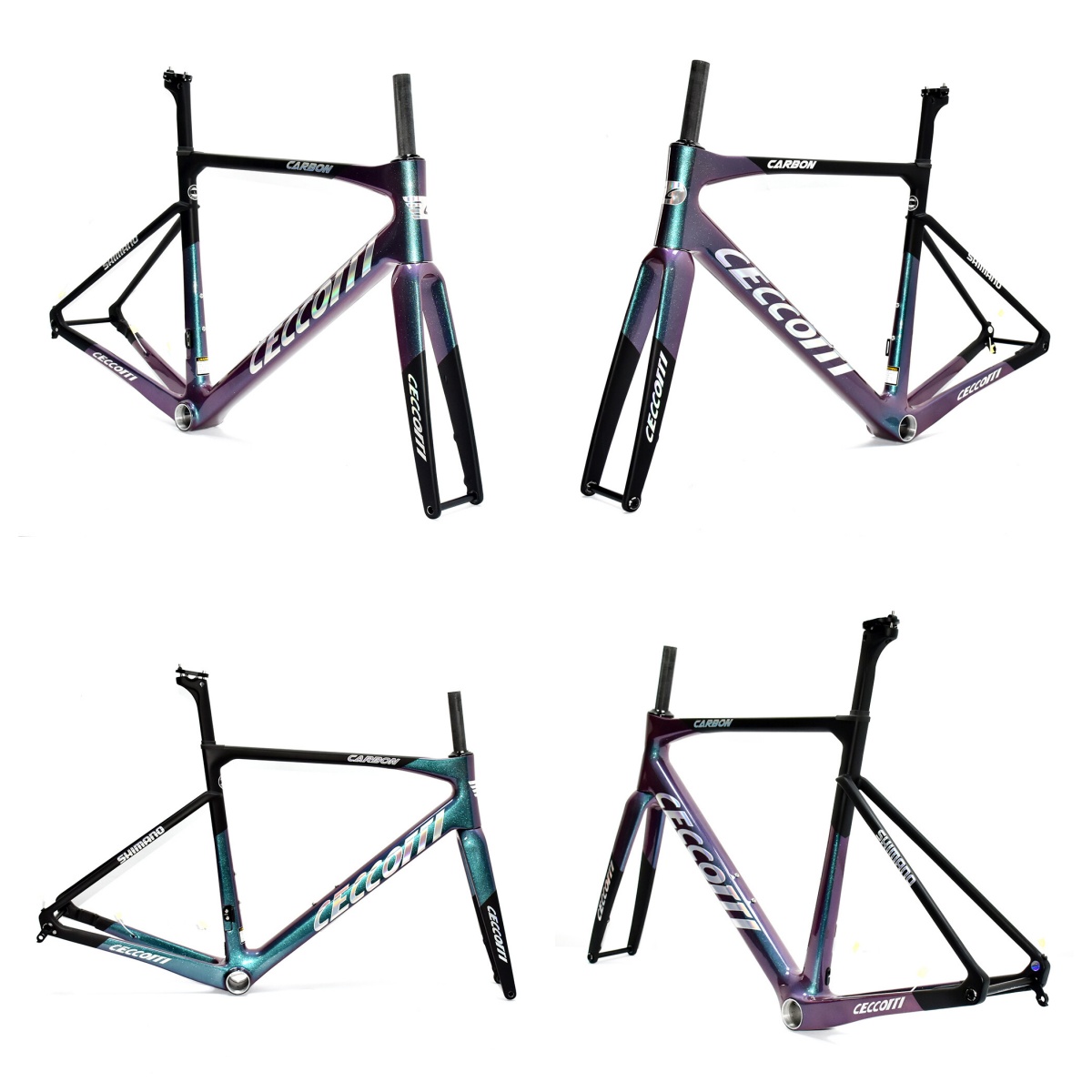 DC033 CECCOTTI ALL -AROUND DISC 142*12 CARBON BICYCLE CARBON FRAMESET