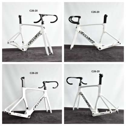 DC026 CECCOTTI DISC 142*12 CARBON ROAD FRAMESET FULL INNER CABLE 