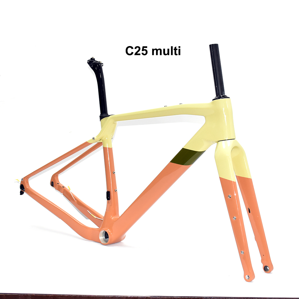 CECCOTTI DC025 GRAVEL TORAY CARBON BICYCLE FRAMEST DISC 142*12 47mm Tire