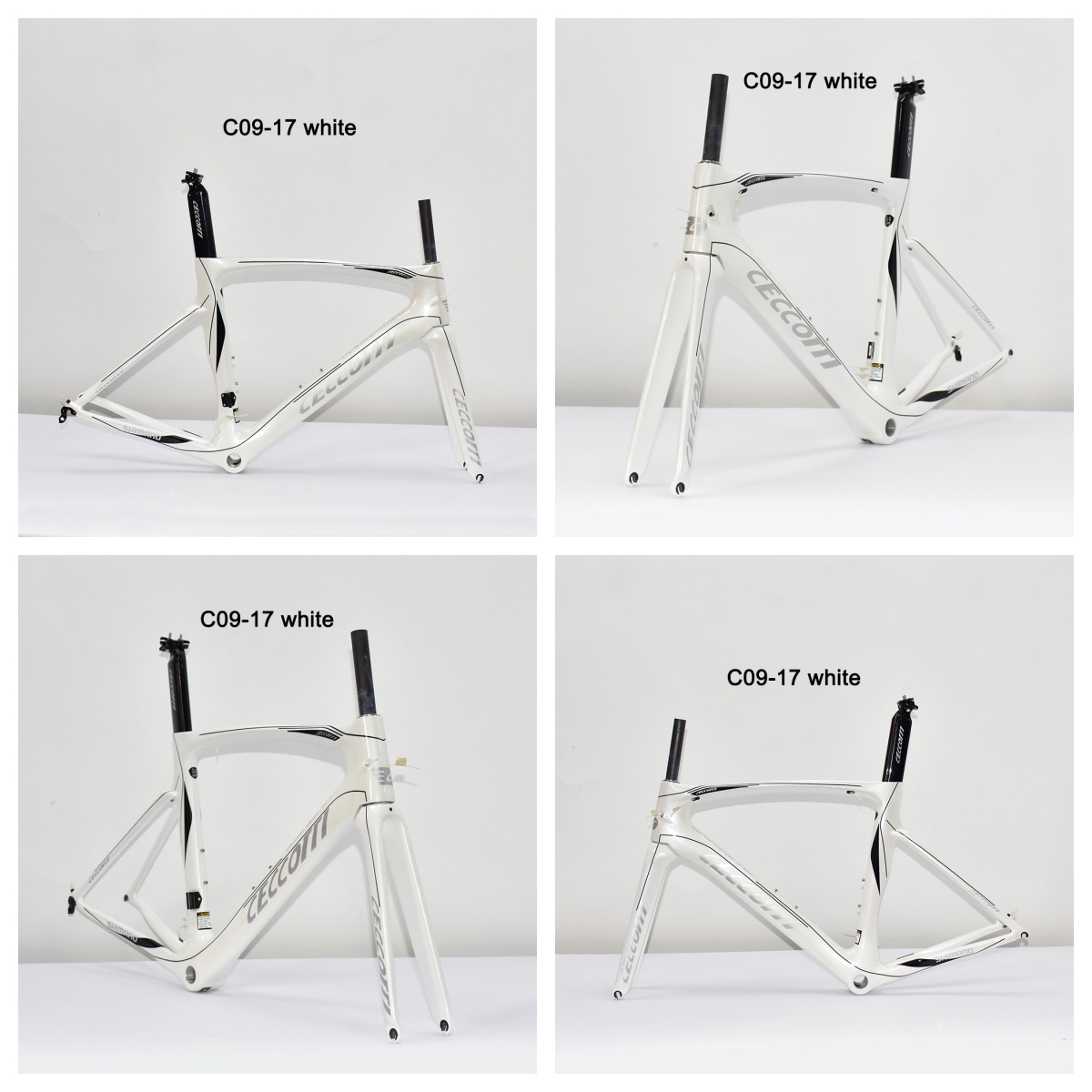 DC009 CECCOTTI V BRAKE CARBON BICYCLE FRAMESET SUPPER LIGHT Rim brake