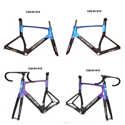 DC026 CECCOTTI DISC 142*12 CARBON ROAD FRAMESET FULL INNER CABLE 