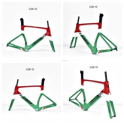 DC026 CECCOTTI DISC 142*12 CARBON ROAD FRAMESET FULL INNER CABLE 