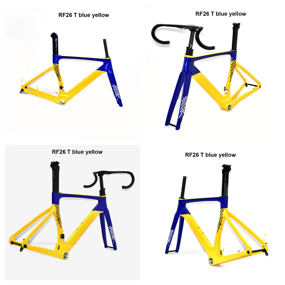 DC026 CECCOTTI DISC 142*12 CARBON ROAD FRAMESET FULL INNER CABLE 