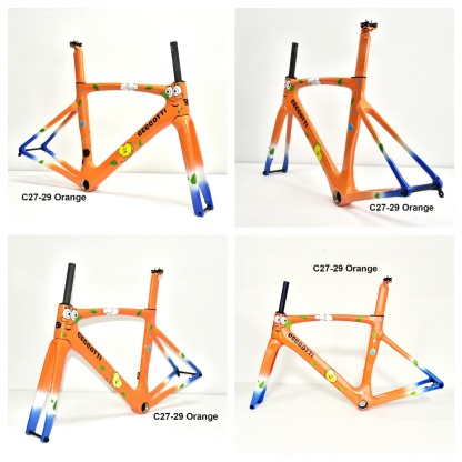 DC027 CECCOTTI DISC 142*12 CARBON ROAD FRAMESET  FULL INNER CABLE 