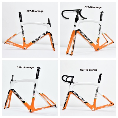 DC027 CECCOTTI DISC 142*12 CARBON ROAD FRAMESET  FULL INNER CABLE 