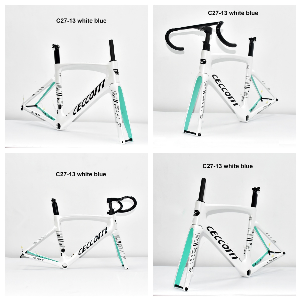 DC027 CECCOTTI DISC 142*12 CARBON ROAD FRAMESET  FULL INNER CABLE 