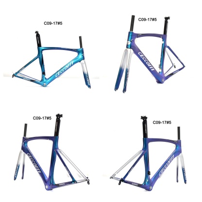 DC009 CECCOTTI V BRAKE CARBON BICYCLE FRAMESET SUPPER LIGHT Rim brake