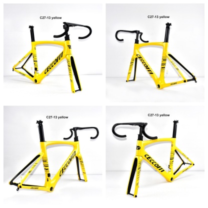 DC027 CECCOTTI DISC 142*12 CARBON ROAD FRAMESET  FULL INNER CABLE 