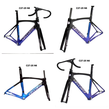 DC027 CECCOTTI DISC 142*12 CARBON ROAD FRAMESET  FULL INNER CABLE 