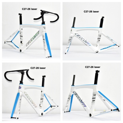 DC027 CECCOTTI DISC 142*12 CARBON ROAD FRAMESET  FULL INNER CABLE 