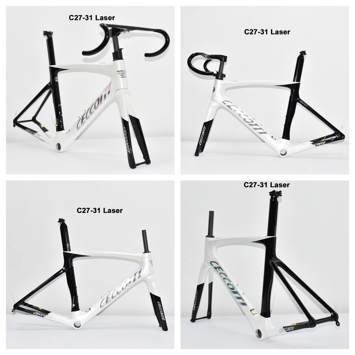 DC027 CECCOTTI DISC 142*12 CARBON ROAD FRAMESET  FULL INNER CABLE 