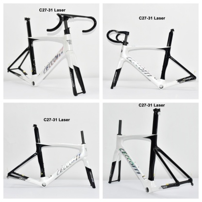 DC027 CECCOTTI DISC 142*12 CARBON ROAD FRAMESET  FULL INNER CABLE 