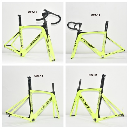 DC027 CECCOTTI DISC 142*12 CARBON ROAD FRAMESET  FULL INNER CABLE 