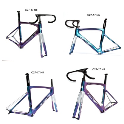 DC027 CECCOTTI DISC 142*12 CARBON ROAD FRAMESET  FULL INNER CABLE 