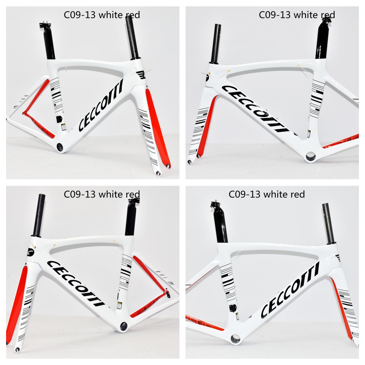 DC009 CECCOTTI V BRAKE CARBON BICYCLE FRAMESET SUPPER LIGHT Rim brake