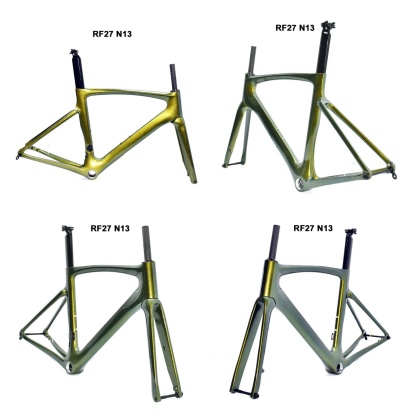 DC027 CECCOTTI DISC 142*12 CARBON ROAD FRAMESET  FULL INNER CABLE 