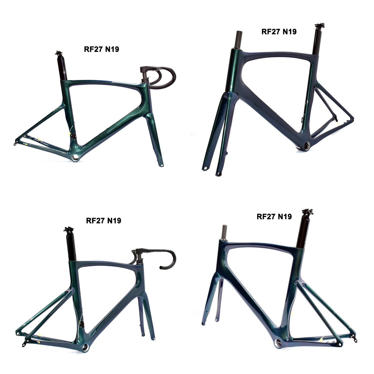 DC027 CECCOTTI DISC 142*12 CARBON ROAD FRAMESET  FULL INNER CABLE 